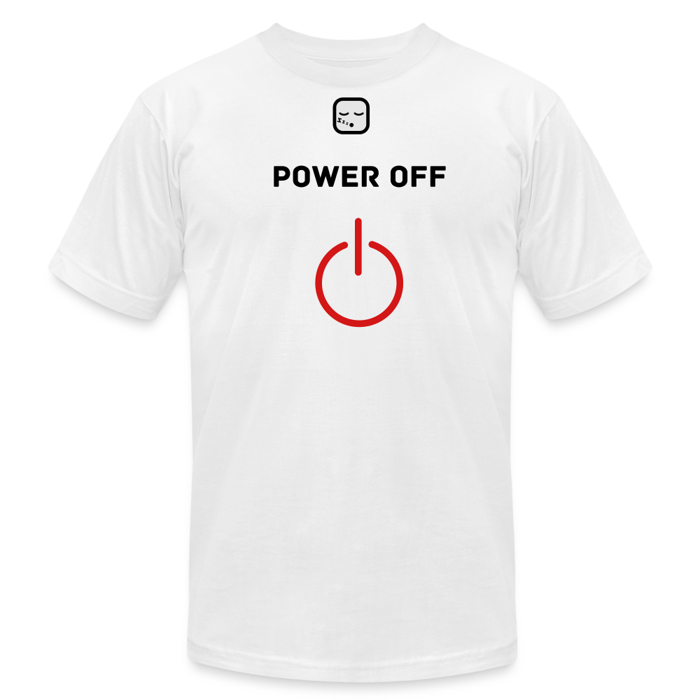 Power Off T-Shirt - white