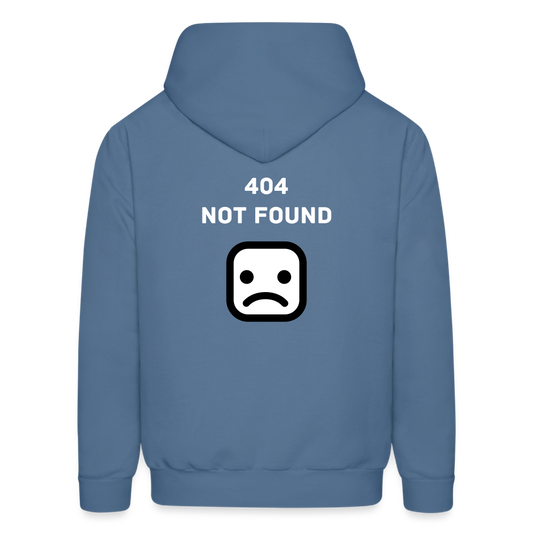 404 Not Found Hoodie - denim blue