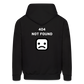 404 Not Found Black Hoodie - black