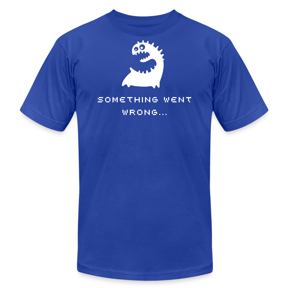 Something Went Wrong T-Shirt - royal blue