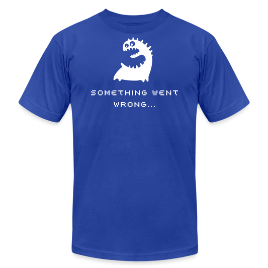 Something Went Wrong T-Shirt - royal blue