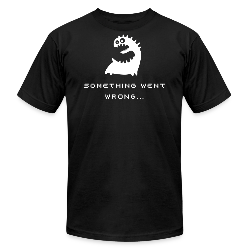 Something Went Wrong T-Shirt - black