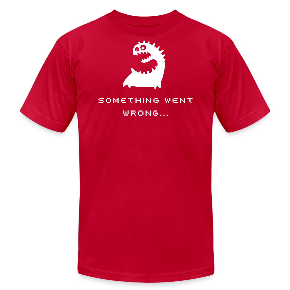 Something Went Wrong T-Shirt - red