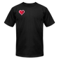 The Pixel Heart T-Shirt - black