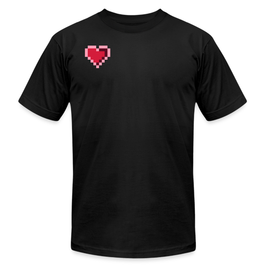 The Pixel Heart T-Shirt - black