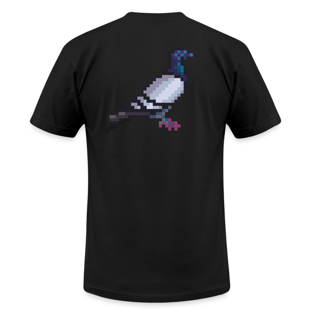 Pixel Bird T-Shirt - black