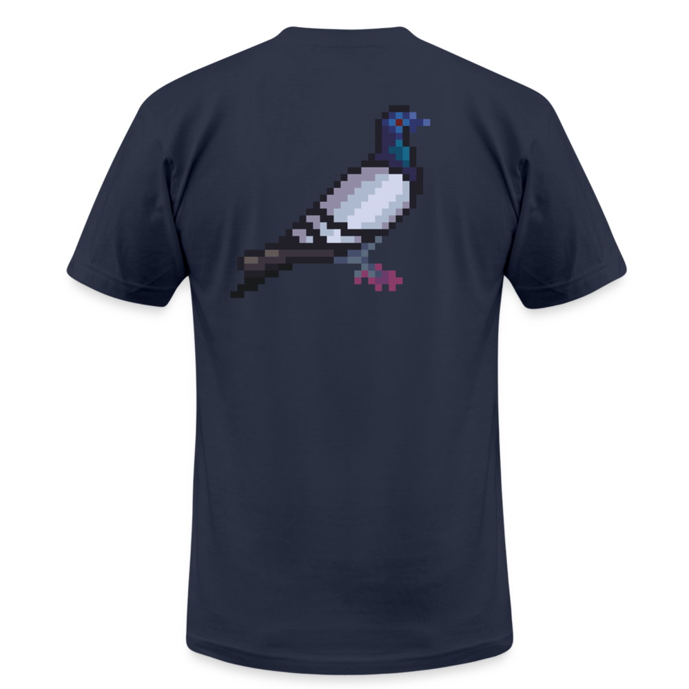 Pixel Bird T-Shirt - navy