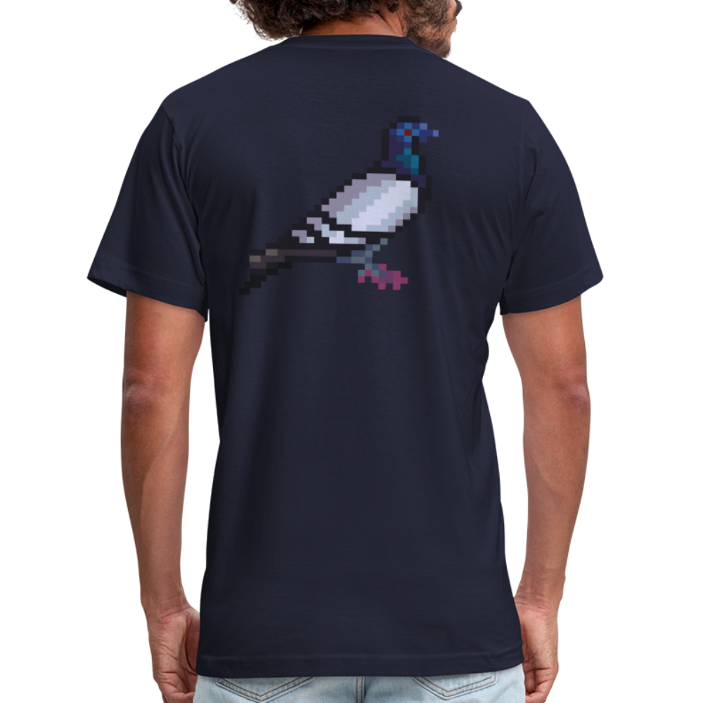 Pixel Bird T-Shirt - navy