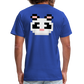 Pixel Panda T-Shirt - royal blue