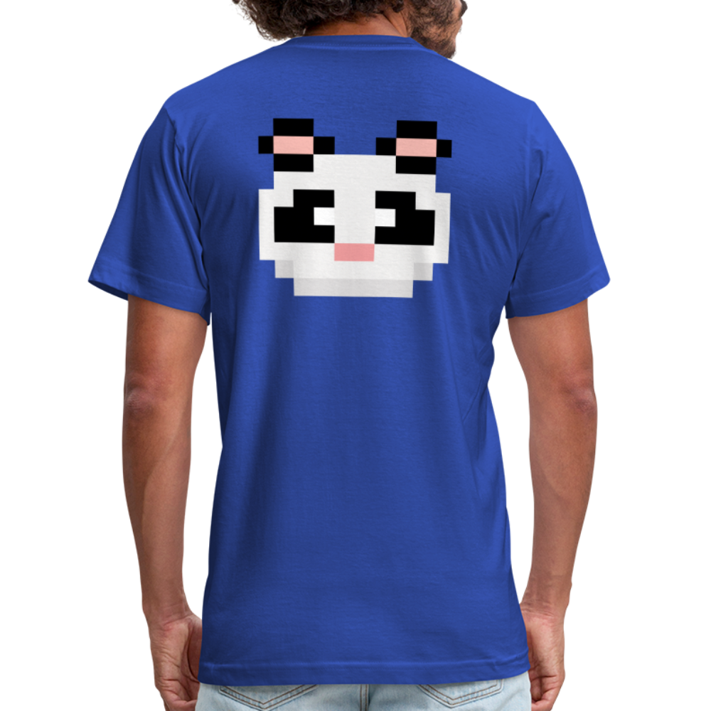 Pixel Panda T-Shirt - royal blue