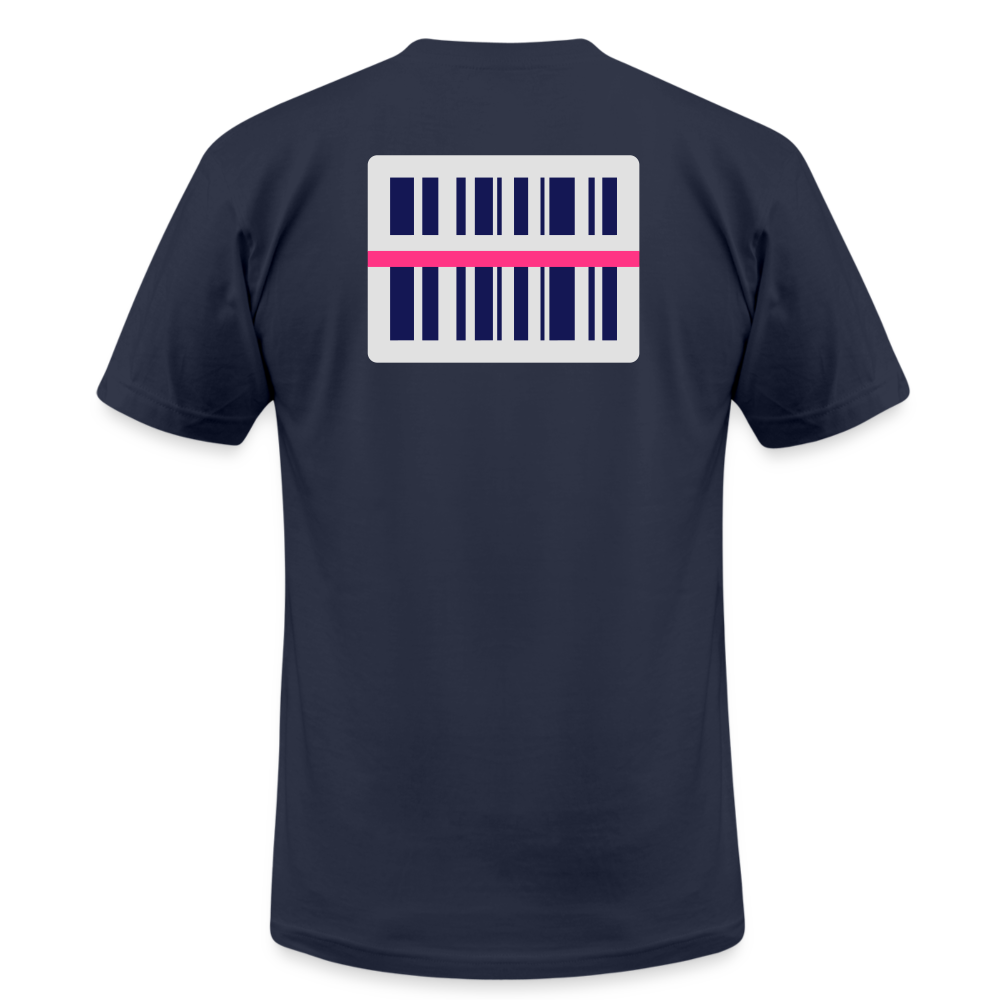 Barcode T-Shirt - navy