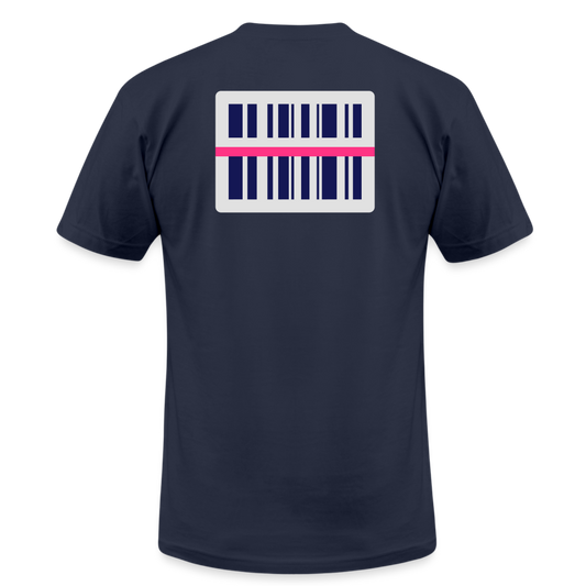 Barcode T-Shirt - navy