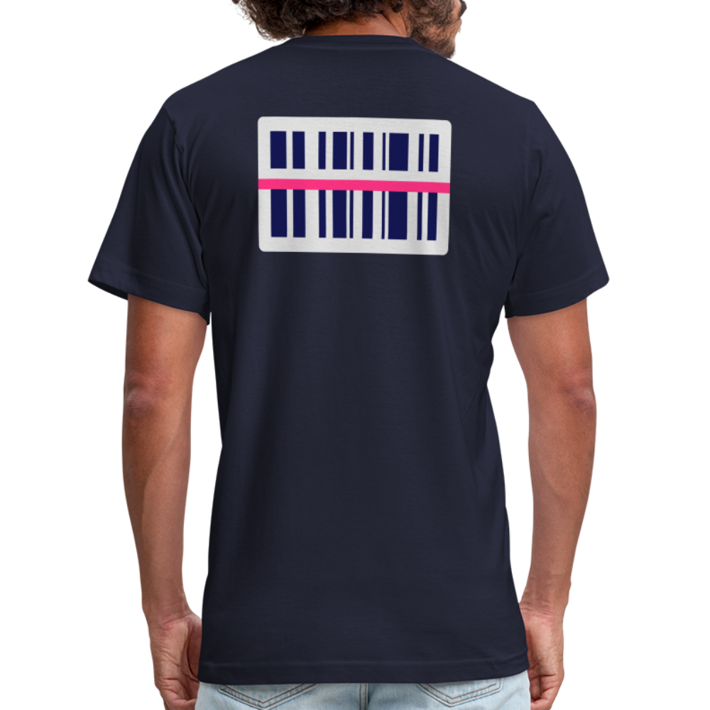 Barcode T-Shirt - navy