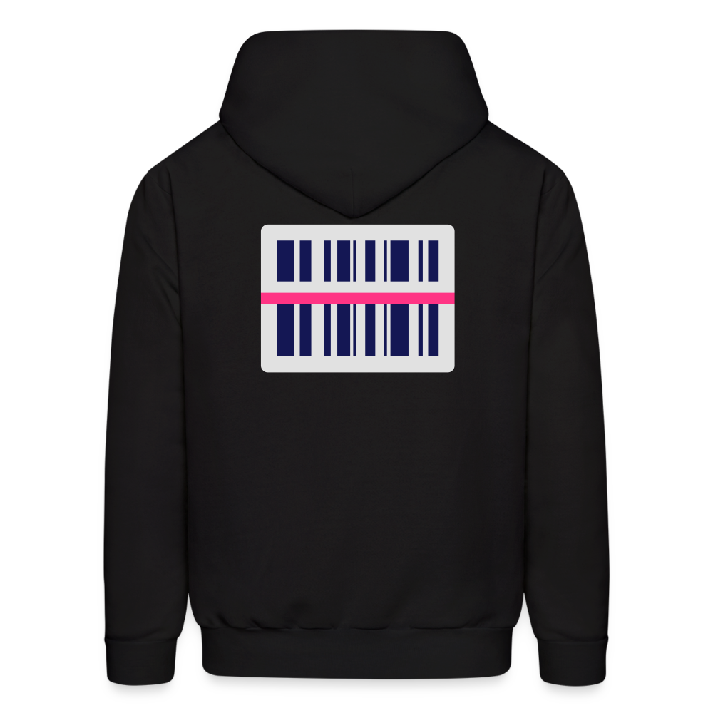 Barcode Hoodie - black