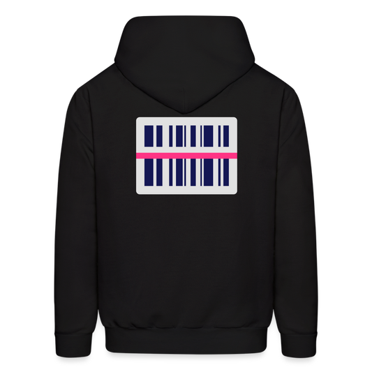 Barcode Hoodie - black