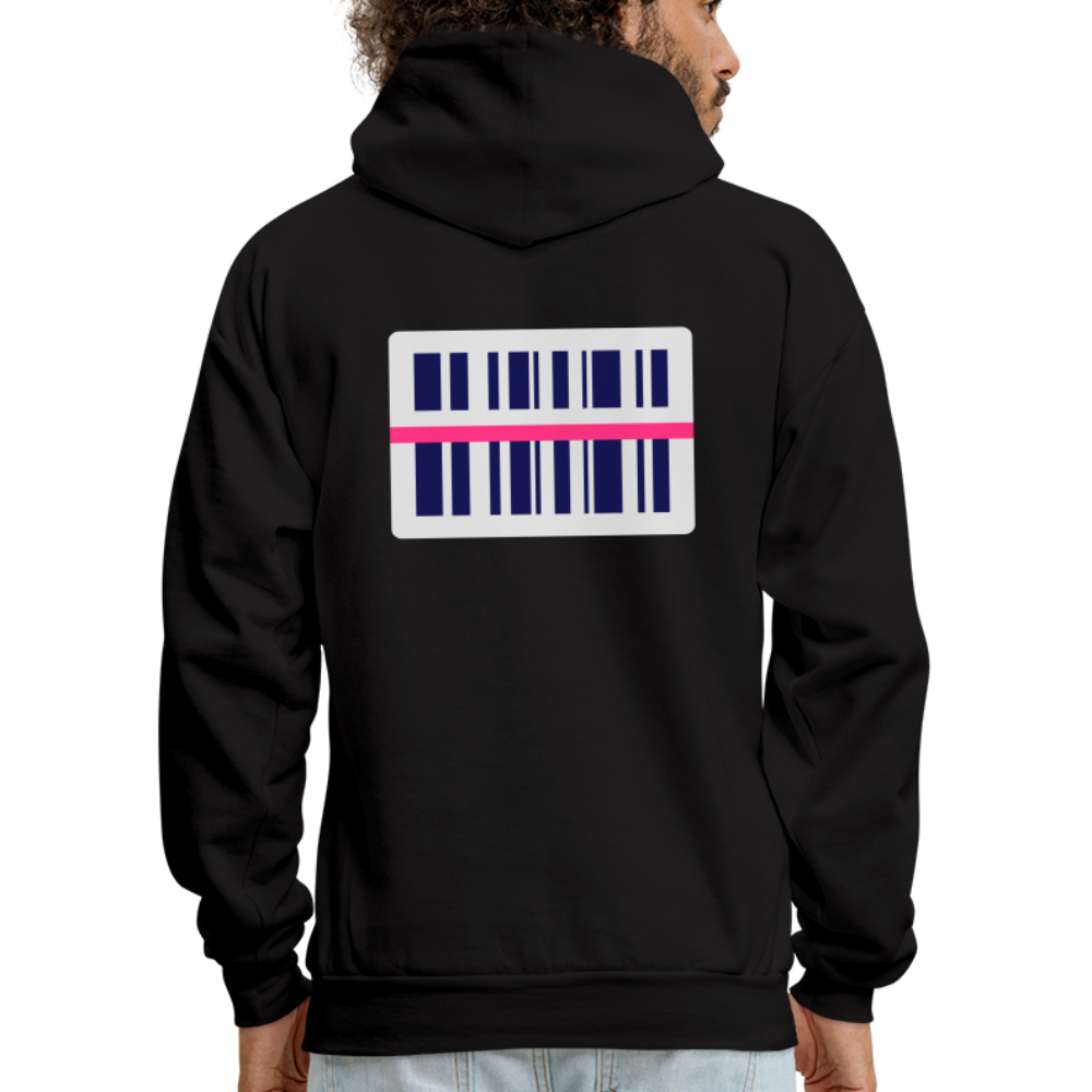 Barcode Hoodie - black