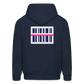 Barcode Hoodie - navy