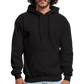 Love In Binary Hoodie - black