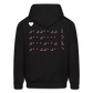 Love In Binary Hoodie - black