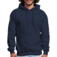 Love In Binary Hoodie - navy