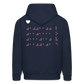 Love In Binary Hoodie - navy