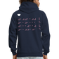 Love In Binary Hoodie - navy