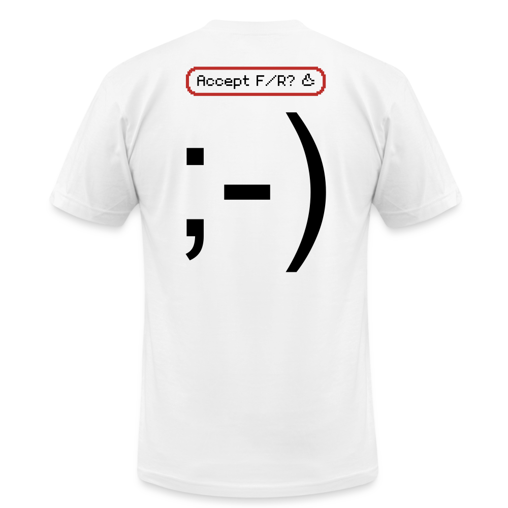 Friend Request T-Shirt - white