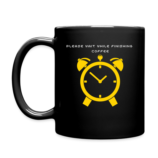 Please Wait Mug - black