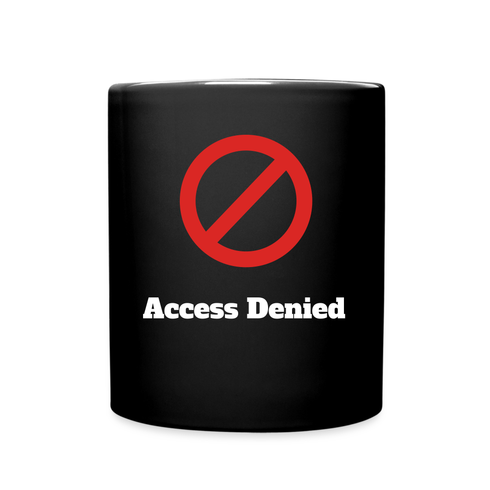 Access Denied Mug - black