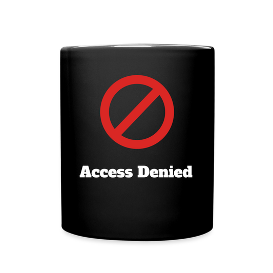 Access Denied Mug - black