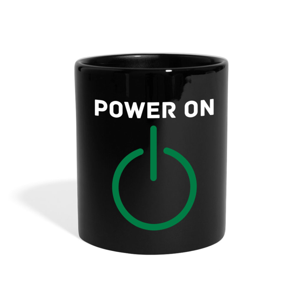 Power On Mug - black