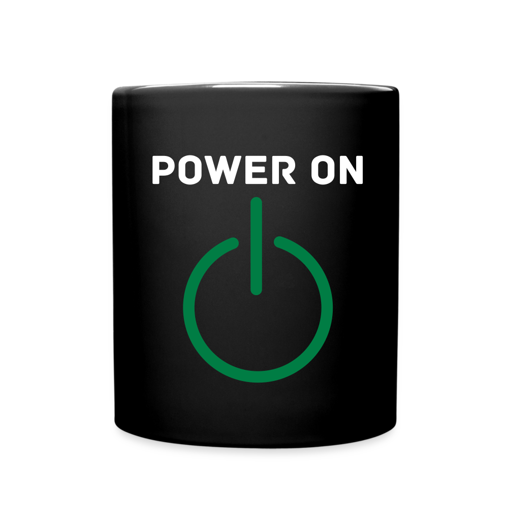 Power On Mug - black