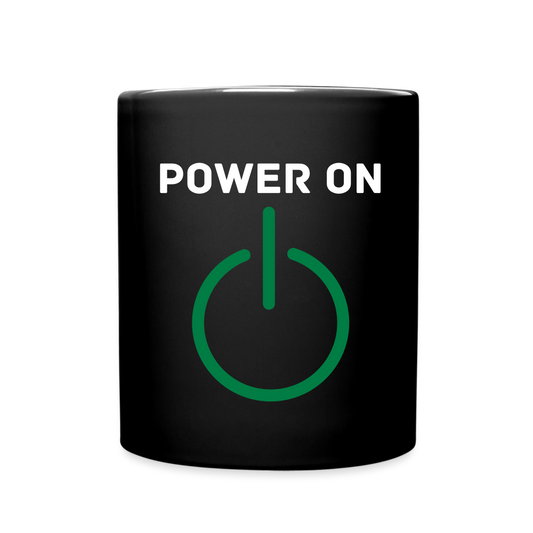 Power On Mug - black