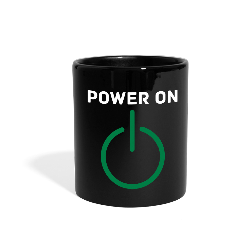 Power On Mug - black